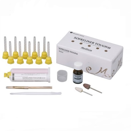 SOFRELINER TOUGH® M(Medium) Denture Reliner Kit